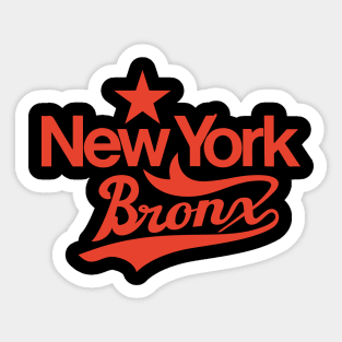 New York Bronx - New York Bronx Schriftzug - Bronx Logo Sticker